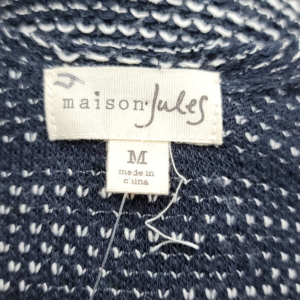 Maison Jules Print Open Cardigan Short Sleeve - Picture 10 of 11